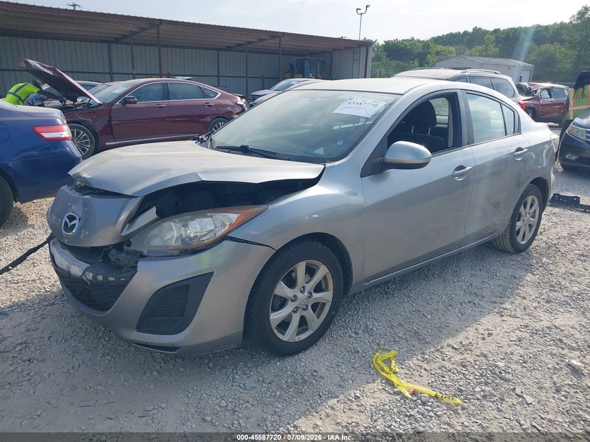 Vin: jm1bl1vf7b1497323, lot: 46086095, mazda mazda3 i touring 20112