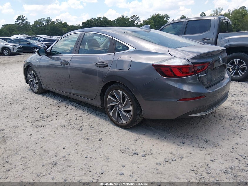 Vin: 19xze4f95ne005196, lot: 46086108, honda insight touring 20223