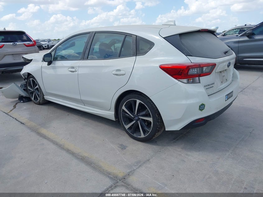 Vin: 4s3gtam64n3721695, lot: 46086123, subaru impreza sport 5-door 20223