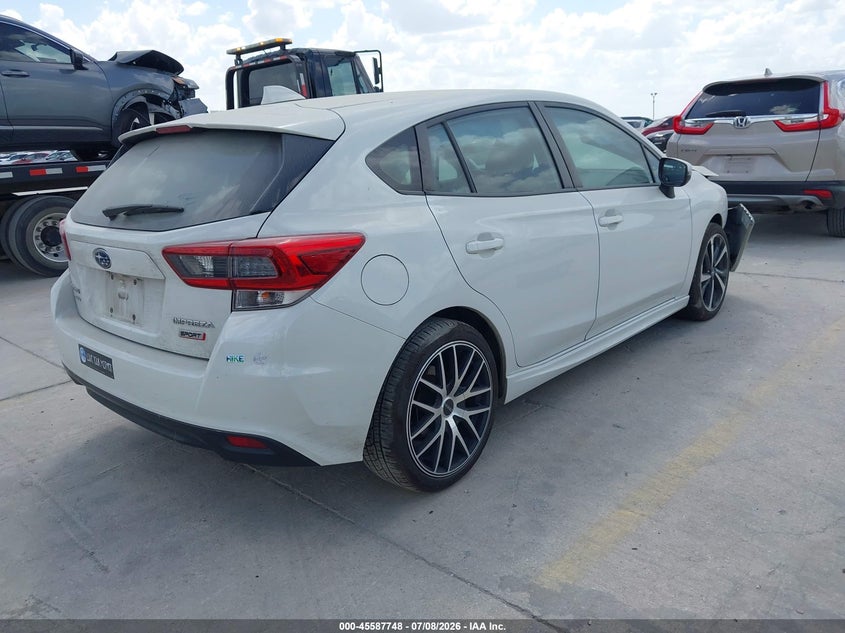 Vin: 4s3gtam64n3721695, lot: 46086123, subaru impreza sport 5-door 20224