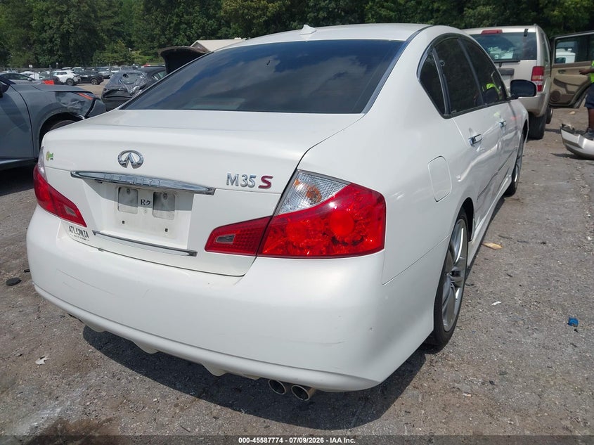 Vin: jn1cy0ap8am910459, lot: 46086149, infiniti m35 20104