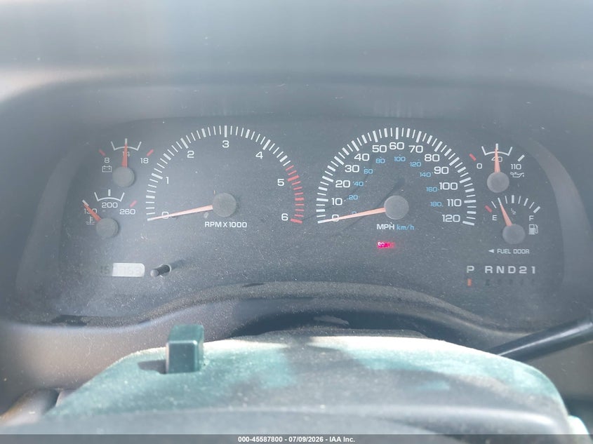1997 Dodge Dakota Slt/Sport VIN: 1B7GL23XXVS122998 Lot: 45587800