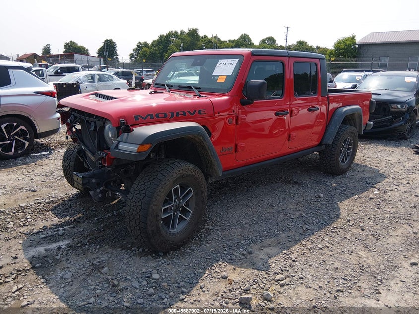 Vin: 1c6rjteg3sl542276, lot: 46086277, jeep gladiator mojave 4x4 20252