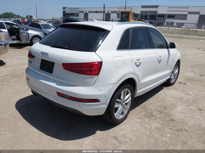 Vin: wa1bfcfs3gr003525, lot: 46086297, audi q3 2.0t premium plus 20164