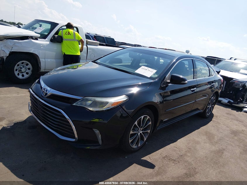 2016 Toyota Avalon, Front & Rear, IAAI, VIN 4T1BD1EB9GU055204 — photo 2