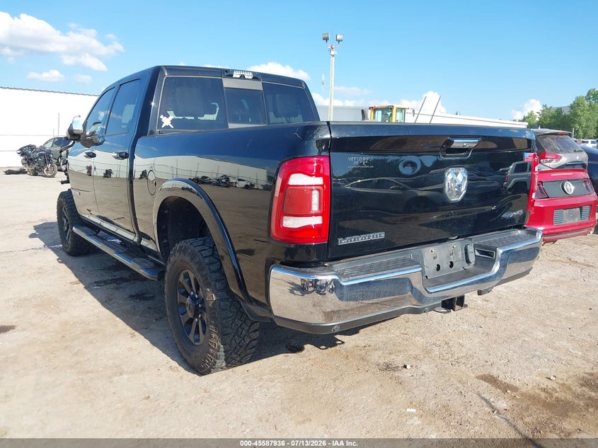2022 Ram 2500 Laramie 4X4 6'4 Box VIN: 3C6UR5FL2NG249657 Lot: 45587936