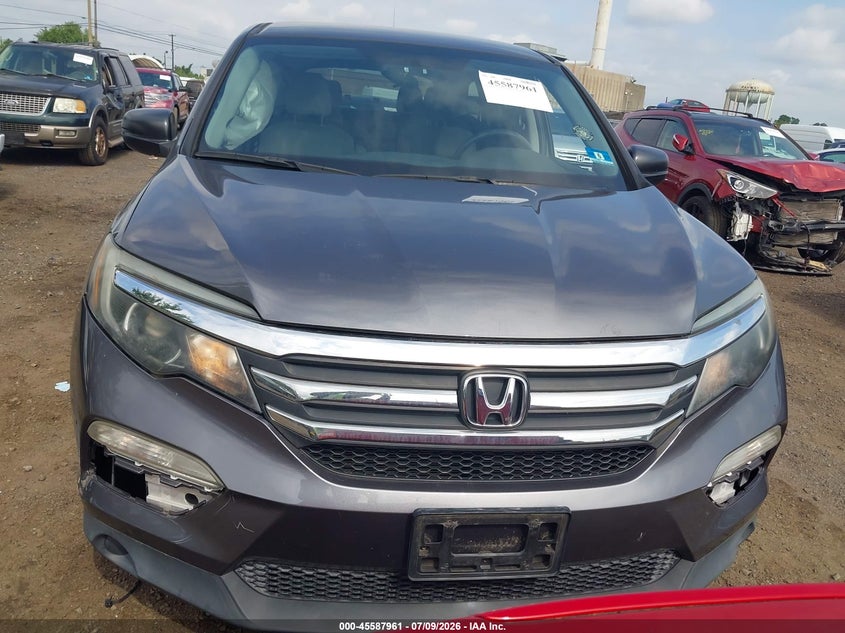 HONDA PILOT 2016 VIN 5FNYF6H12GB031280