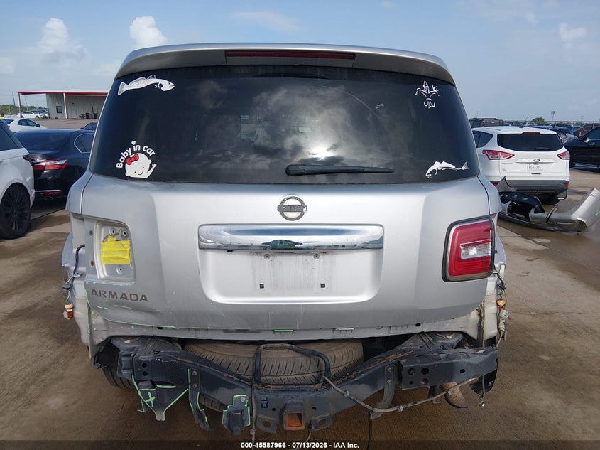 2017 Nissan Armada Sv VIN: JN8AY2NC0H9507410 Lot: 45587966