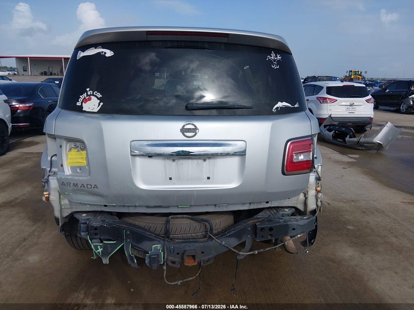 2017 Nissan Armada Sv VIN: JN8AY2NC0H9507410 Lot: 45587966