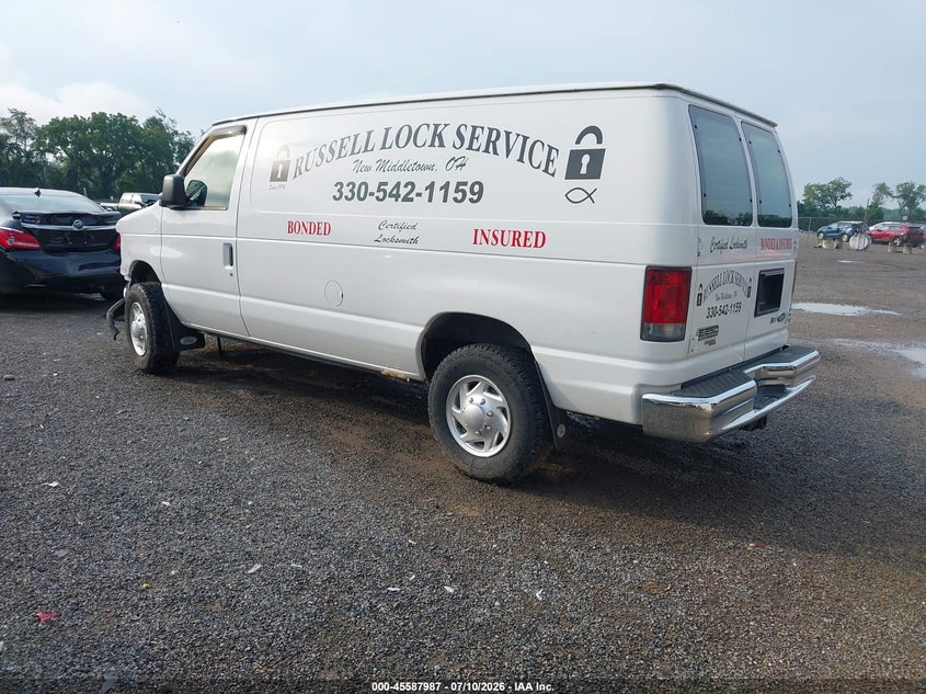 Vin: 1ftne2el1cda37481, lot: 46086362, ford e-250 commercial/recreational 20123