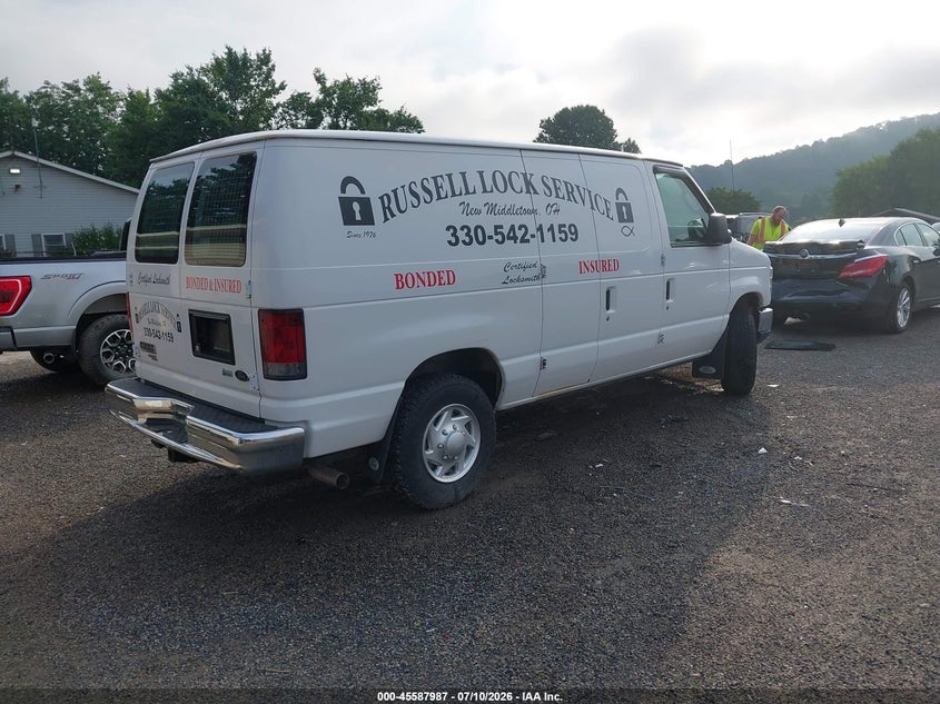 Vin: 1ftne2el1cda37481, lot: 46086362, ford e-250 commercial/recreational 20124