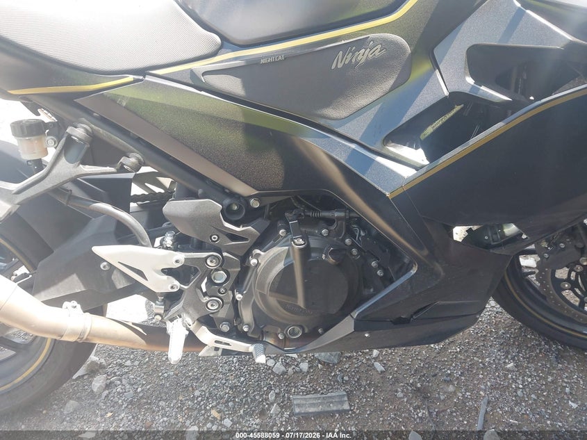 2022 Kawasaki Ex400 VIN: JKAEXKG16NDAG8338 Lot: 45588059