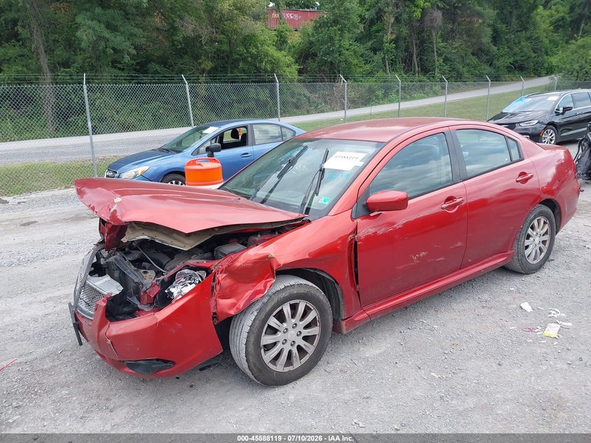 Vin: 4a32b2ff7ae010911, lot: 46086494, mitsubishi galant fe 20102