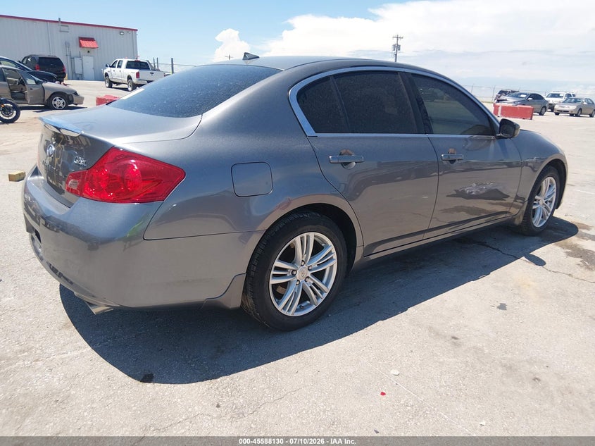 Vin: jn1dv6ar6cm861833, lot: 46086505, infiniti g25x 20124