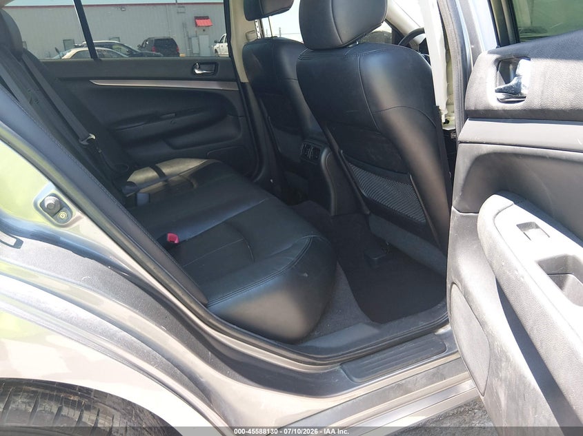 2012 Infiniti G25X VIN: JN1DV6AR6CM861833 Lot: 45588130