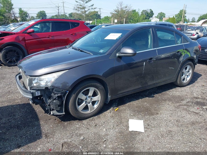 2014 Chevrolet Cruze, Front & Rear, IAAI, VIN 1G1PC5SB4E7459878 — photo 2