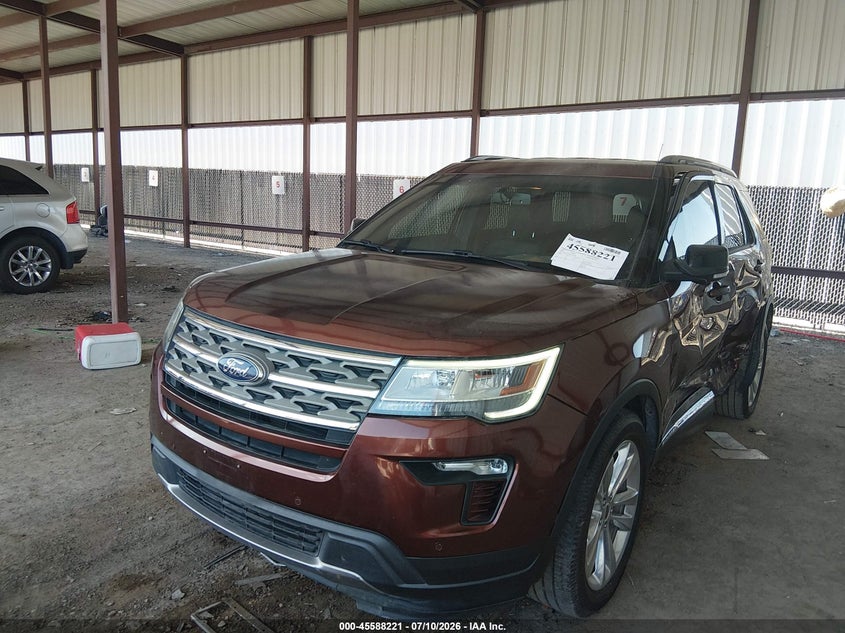 Vin: 1fm5k7d8xjga55083, lot: 46086596, ford explorer xlt 20182
