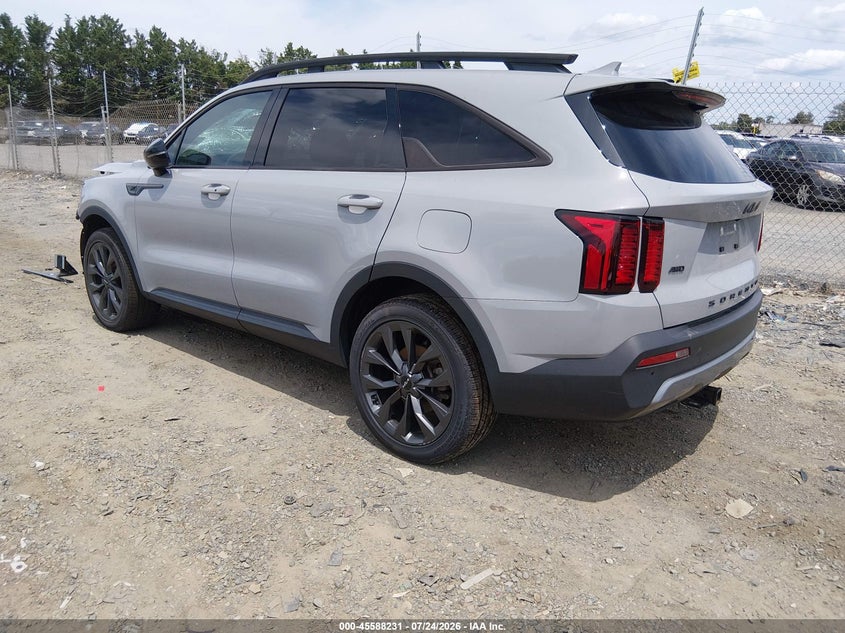 Vin: 5xyrhdlf6ng117803, lot: 46086606, kia sorento x-line ex 20223
