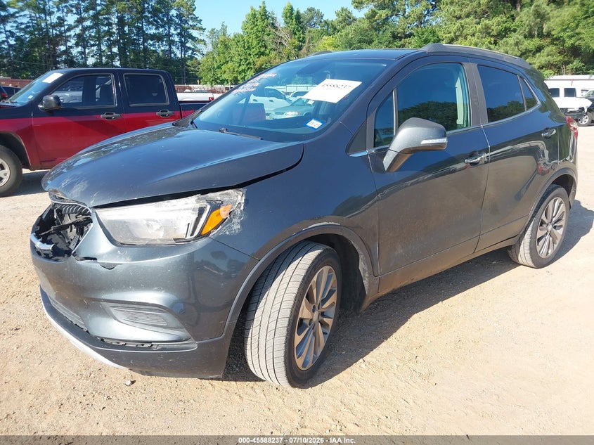 Vin: kl4cjasb4jb677146, lot: 46086612, buick encore preferred 20182