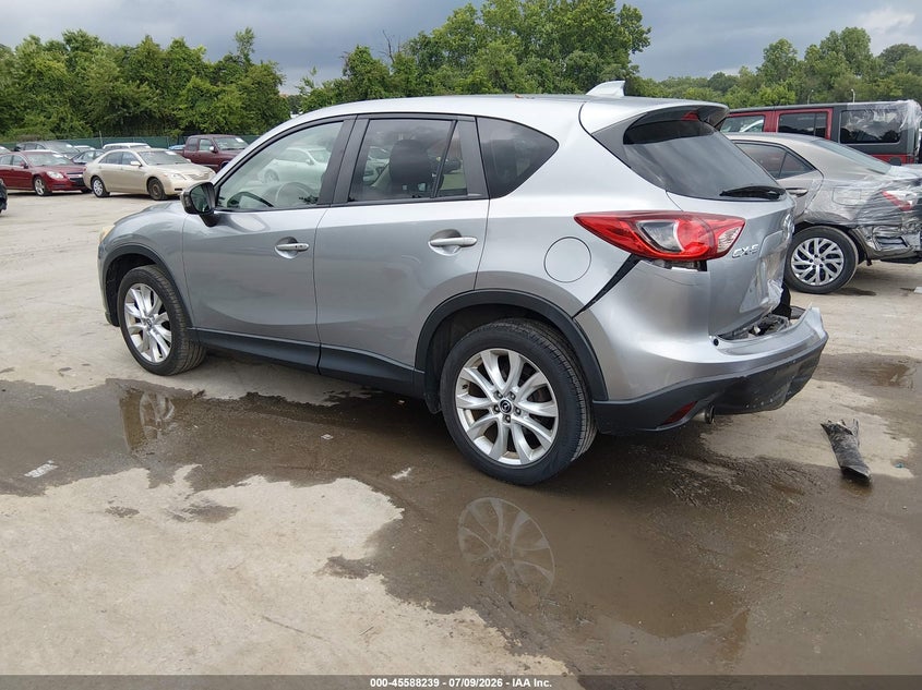 Vin: jm3ke2dy5e0321620, lot: 46086614, mazda cx-5 grand touring 20143