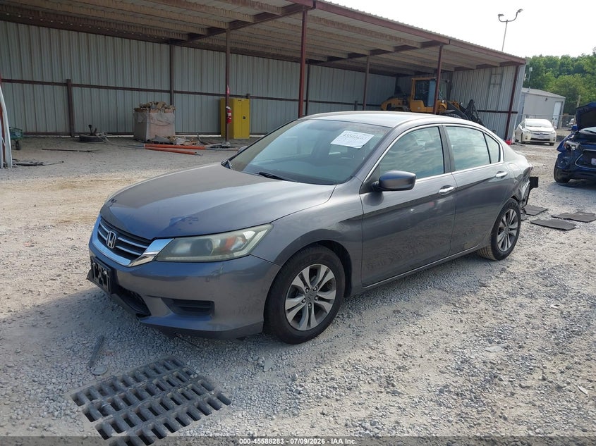 2014 Honda Accord, Left Rear, IAAI, VIN 1HGCR2F39EA270086 — photo 2