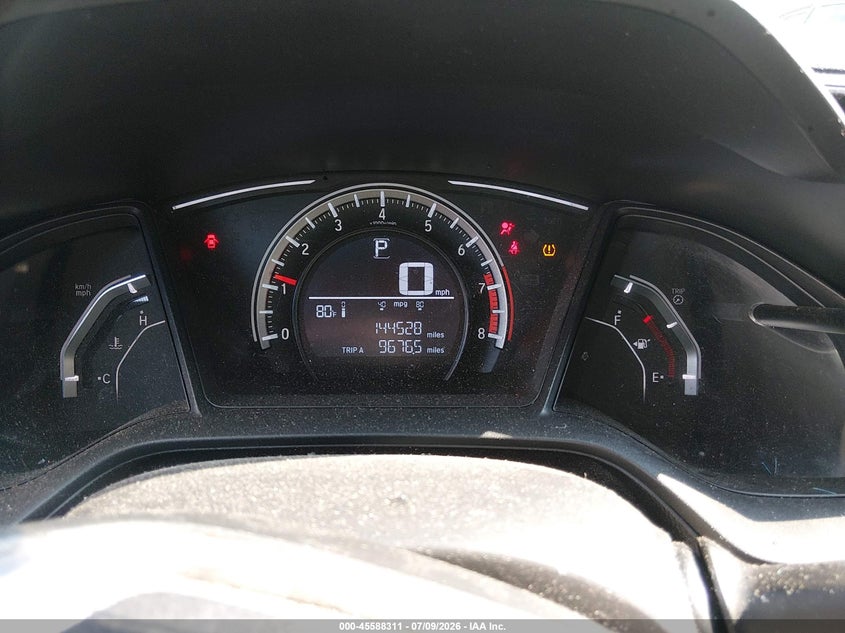 2017 HONDA CIVIC auction photo 7