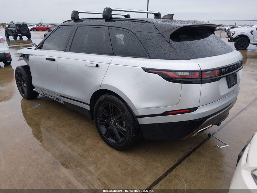 Vin: salyl2rv6ja729709, lot: 46086699, land rover range rover velar p380 se r-dynamic 20183