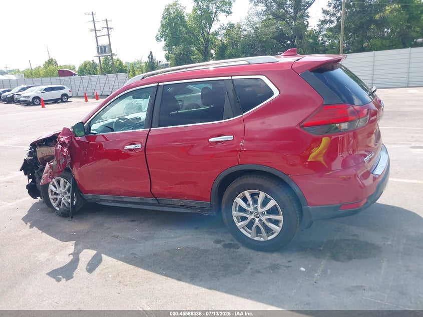 2017 Nissan Rogue Sv VIN: 5N1AT2MT3HC876157 Lot: 45588336