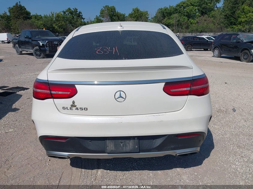 2016 Mercedes-Benz Gle 450 Amg Coupe 4Matic VIN: 4JGED6EB0GA022183 Lot: 45588341