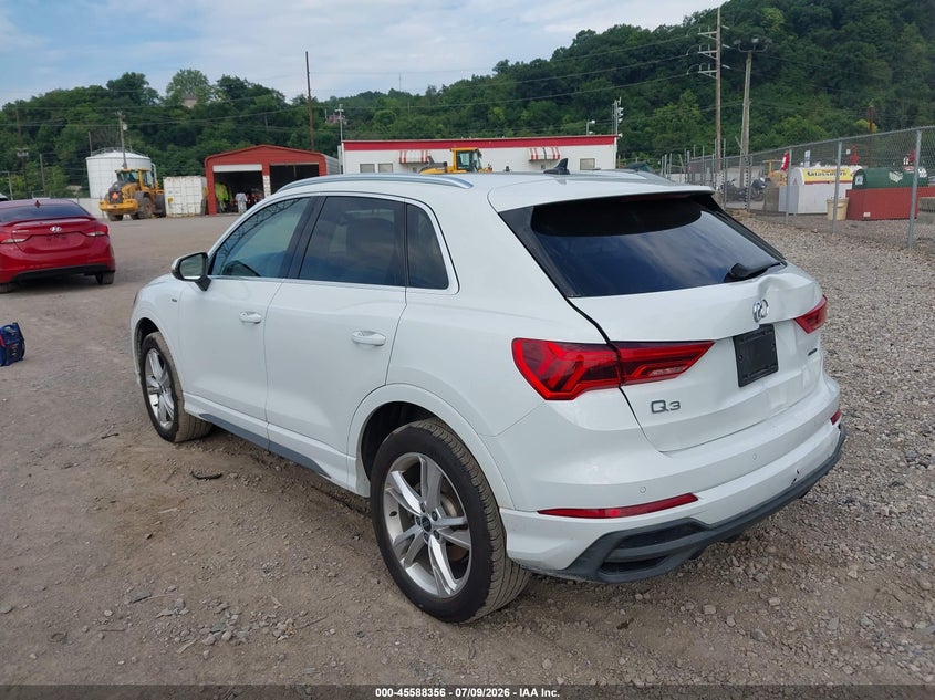 Vin: wa1eecf33r1045378, lot: 46086731, audi q3 premium plus 45 tfsi s line quattro tiptronic 20243