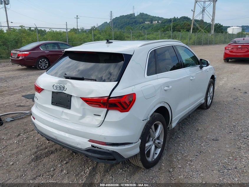 Vin: wa1eecf33r1045378, lot: 46086731, audi q3 premium plus 45 tfsi s line quattro tiptronic 20244