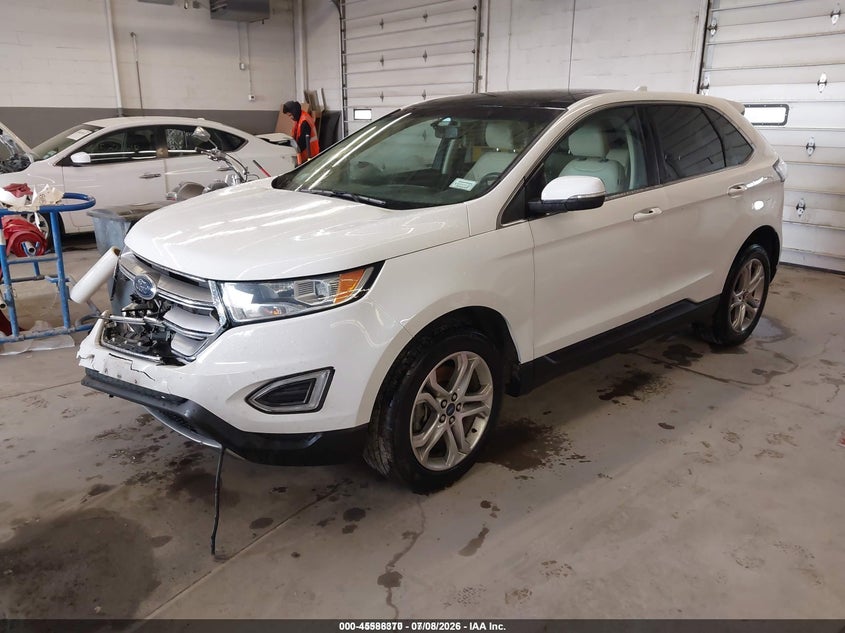 2017 Ford Edge, Front End, IAAI, VIN 2FMPK4J93HBC56880 — photo 2