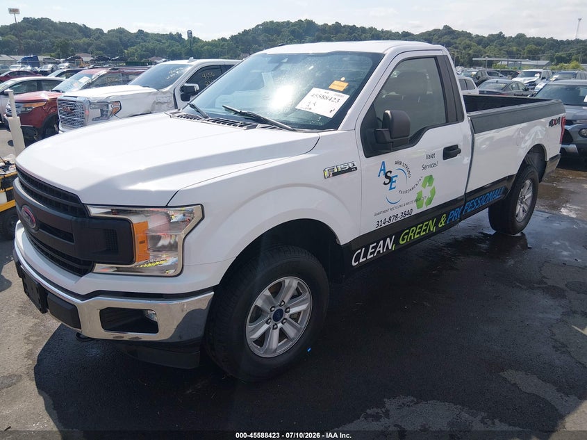 2019 Ford F-150, Прісна вода, IAAI, VIN 1FTMF1EB0KKE47435 — фото 2