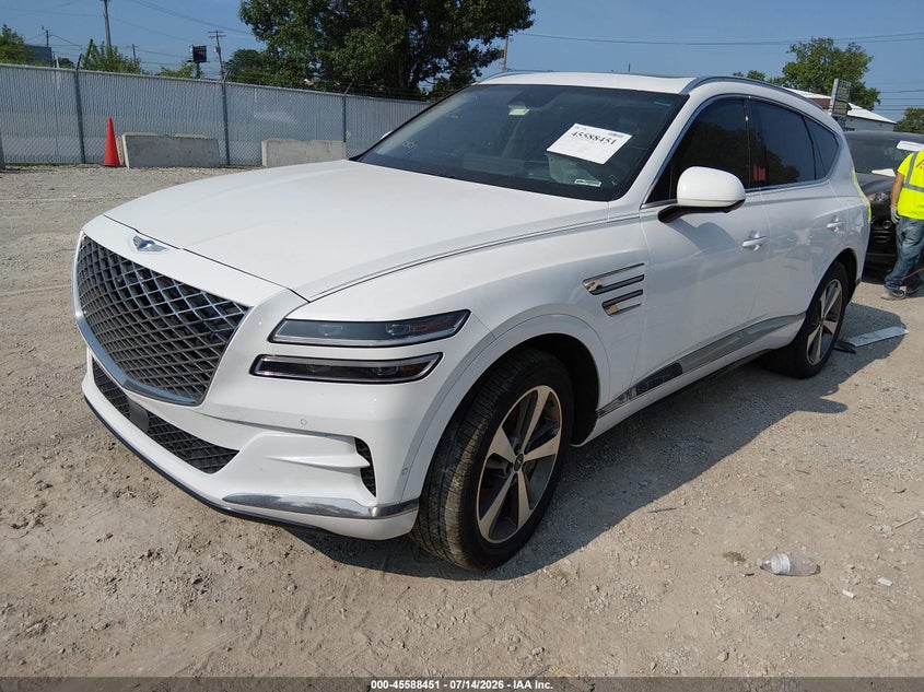 Vin: kmuhcesc4mu038602, lot: 46086825, genesis gv80 3.5t awd 20212