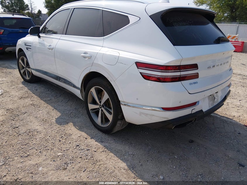 Vin: kmuhcesc4mu038602, lot: 46086825, genesis gv80 3.5t awd 20213