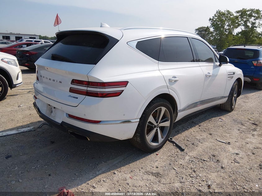 Vin: kmuhcesc4mu038602, lot: 46086825, genesis gv80 3.5t awd 20214