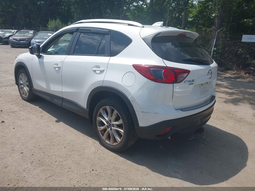 Vin: jm3ke4dy0e0351331, lot: 46086854, mazda cx-5 grand touring 20143