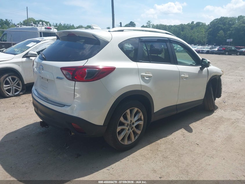 Vin: jm3ke4dy0e0351331, lot: 46086854, mazda cx-5 grand touring 20144