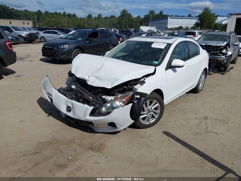 Vin: jm1bl1wp9d1722092, lot: 46086865, mazda mazda3 i grand touring 20132