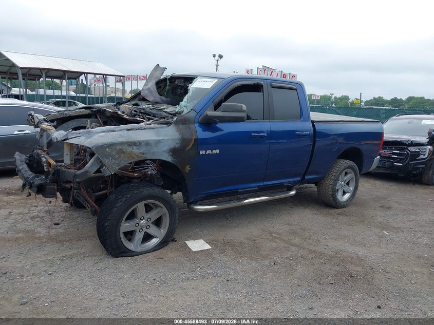 2010 DODGE RAM TRUCK 5.7L V-8 VVT, 390HP