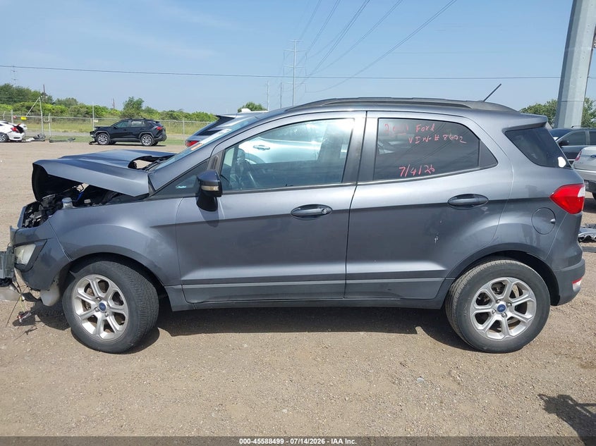 2021 Ford Ecosport Se VIN: MAJ3S2GE0MC398602 Lot: 45588499