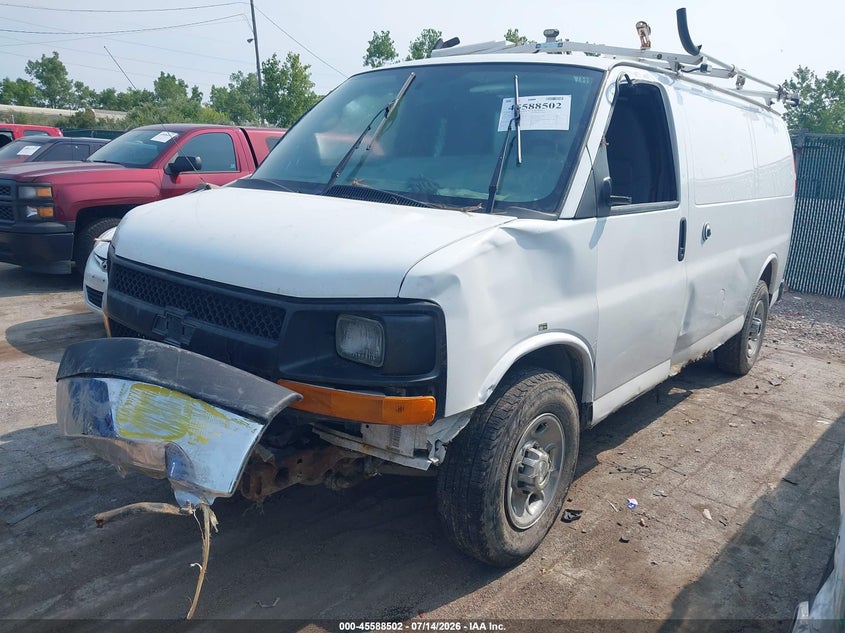 Vin: 1gcwgfcaxe1146727, lot: 46086877, chevrolet express 2500 work van 20142