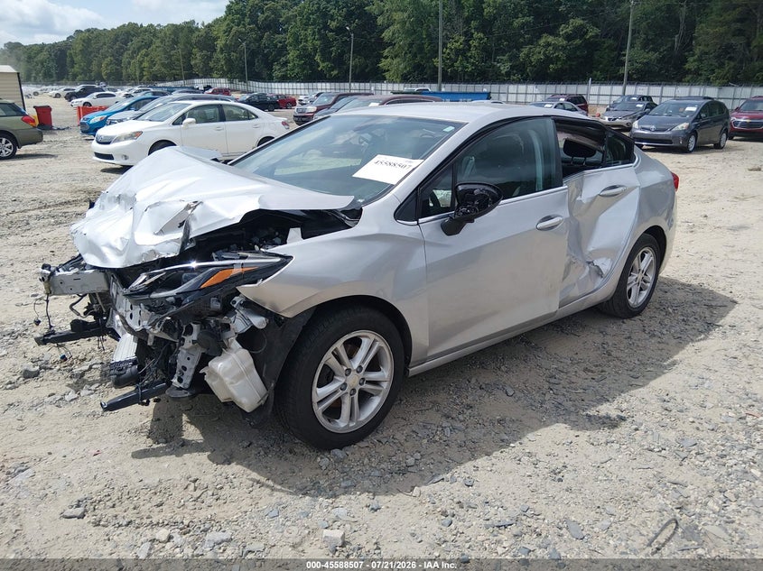 2017 Chevrolet Cruze Lt Auto VIN: 1G1BE5SM8H7166897 Lot: 45588507