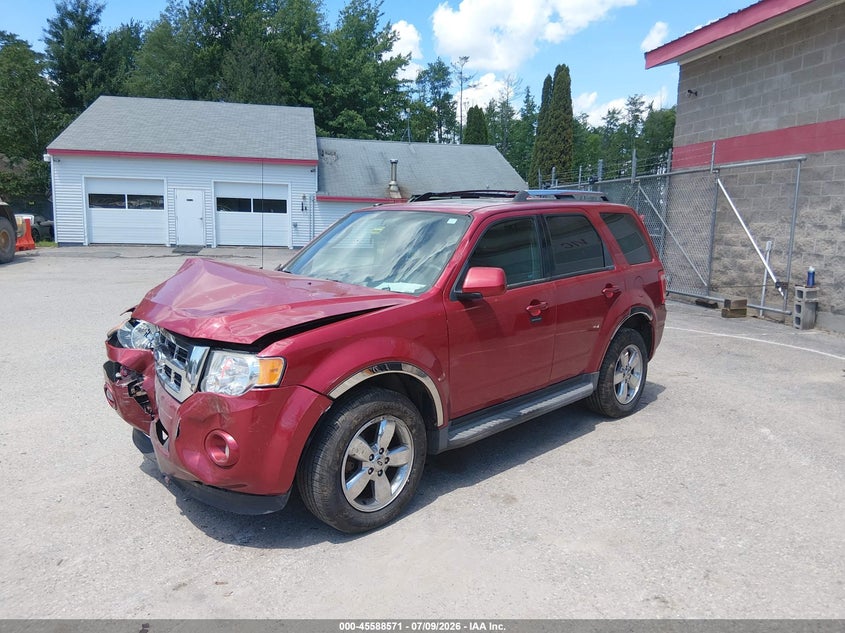 Vin: 1fmcu9e77cka96824, lot: 46086946, ford escape limited 20122