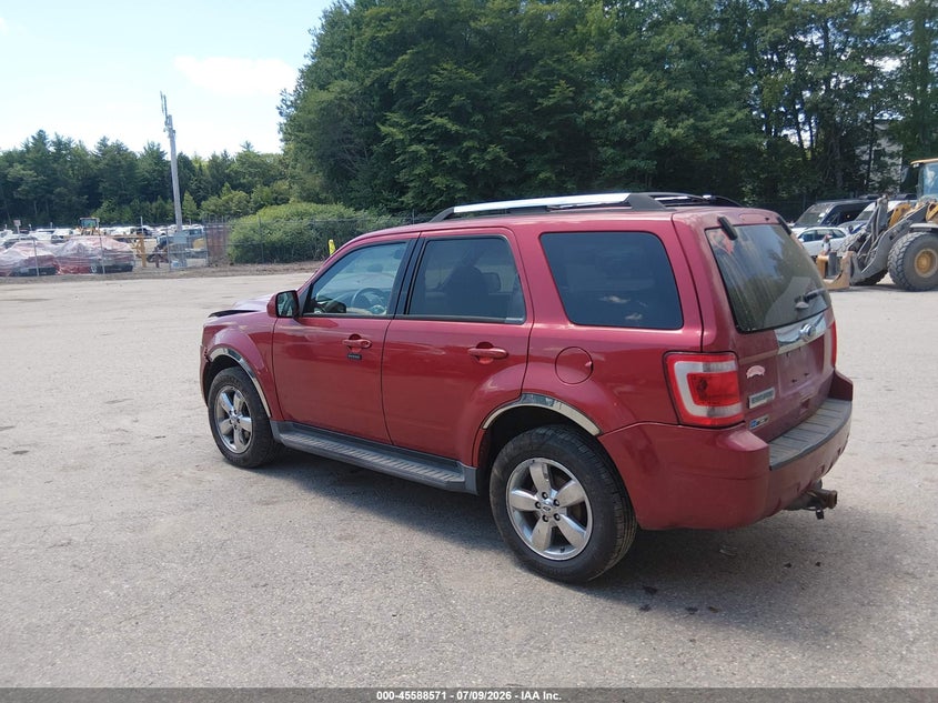 Vin: 1fmcu9e77cka96824, lot: 46086946, ford escape limited 20123