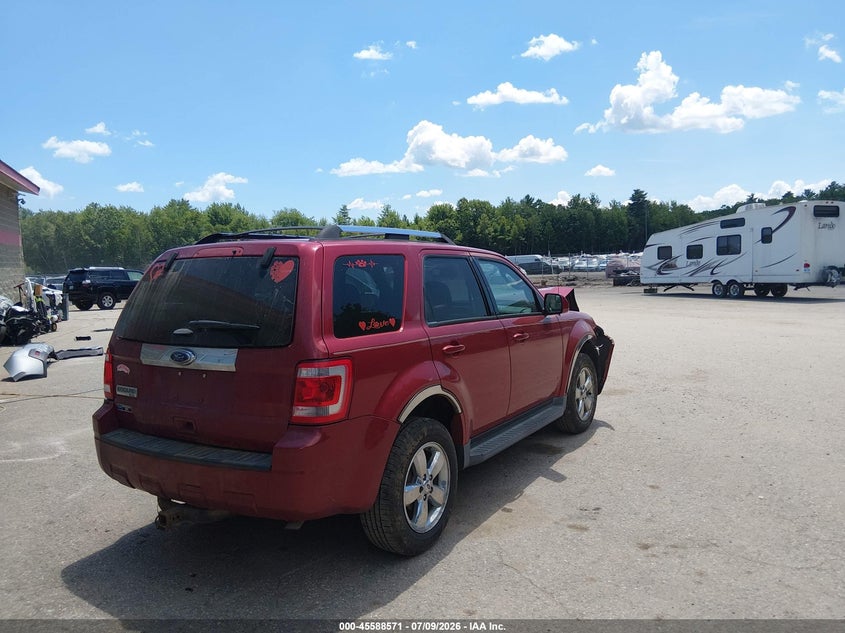 Vin: 1fmcu9e77cka96824, lot: 46086946, ford escape limited 20124