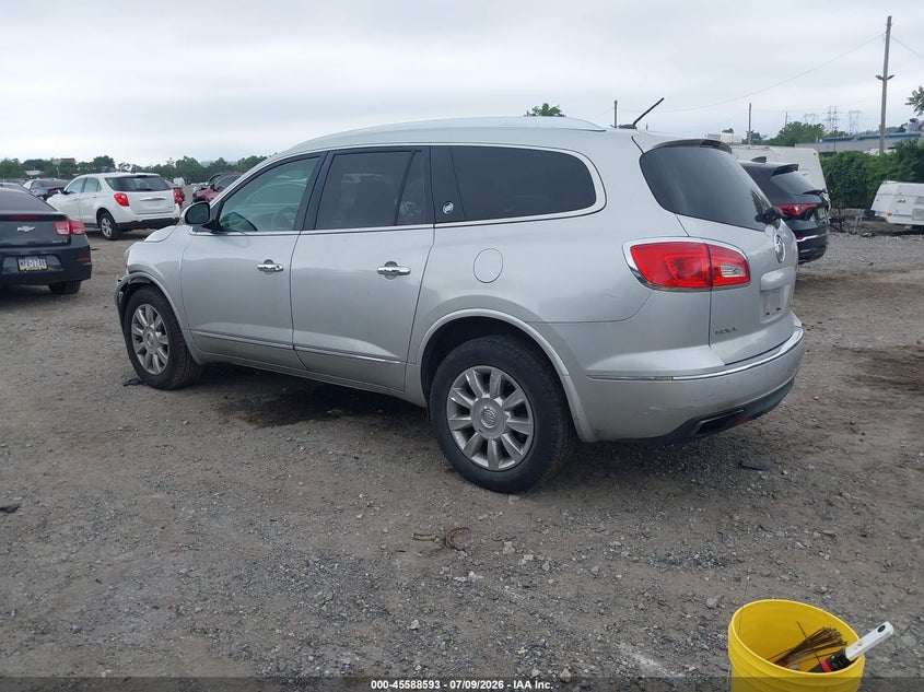 Vin: 5gakvckd1ej129640, lot: 46086968, buick enclave premium 20143