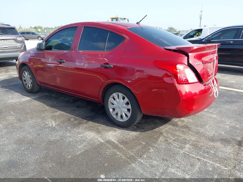 Vin: 3n1cn7ap3el862015, lot: 46087020, nissan versa 1.6 s+ 20143