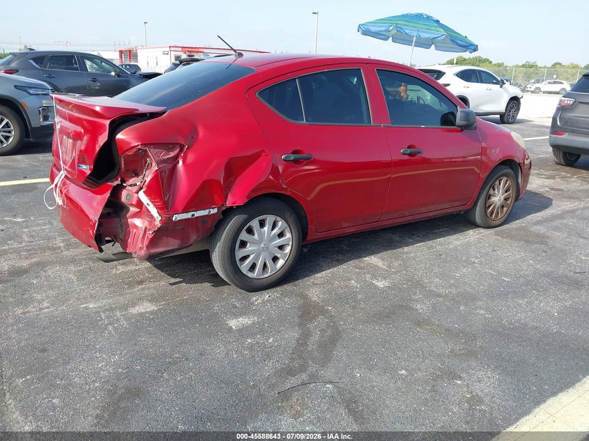 Vin: 3n1cn7ap3el862015, lot: 46087020, nissan versa 1.6 s+ 20144