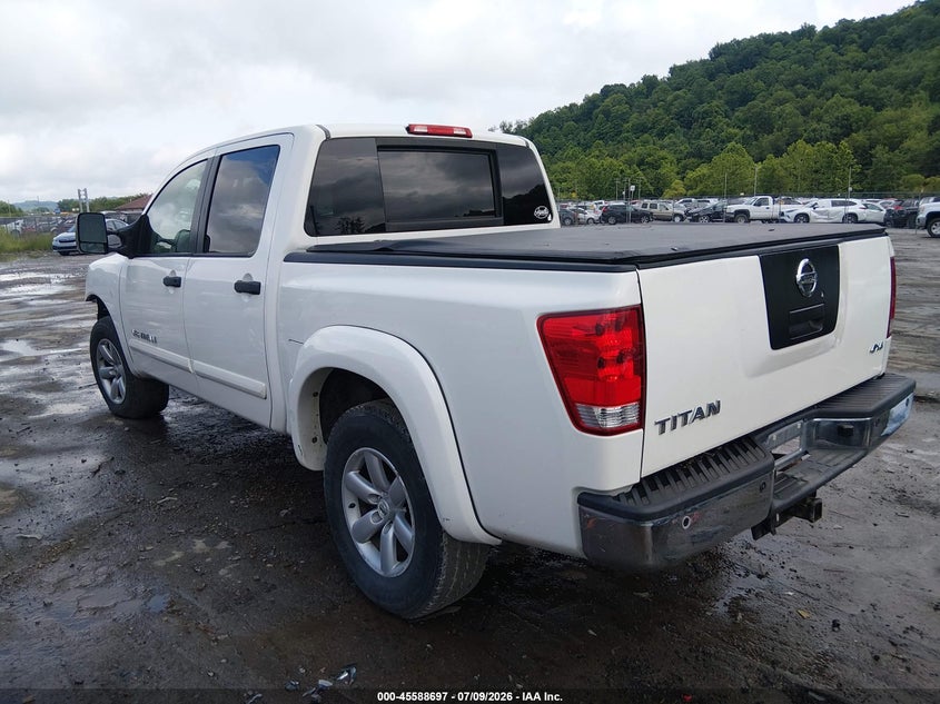 Vin: 1n6aa0ec9cn319423, lot: 46087074, nissan titan sv 20123